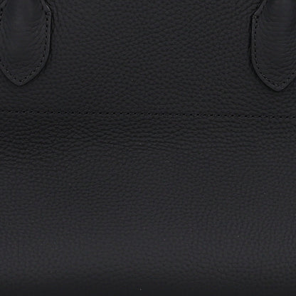 The Row Matte Grained Calfskin Margaux Shoulder 12 Black 7 of 9