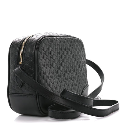 Gucci Microguccissima Mini Bree Messenger Bag Black 3 of 11