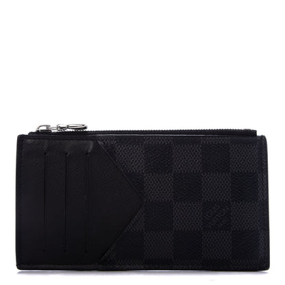 Louis Vuitton Damier Graphite Coin Card Holder 1 of 7