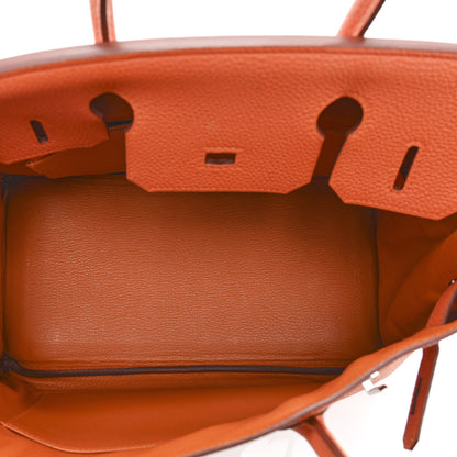 Hermes Togo Birkin 30 Orange 5 of 10