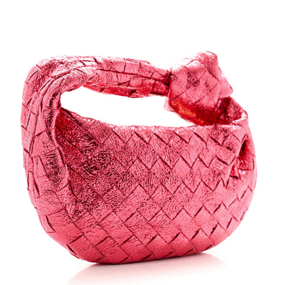 Bottega Veneta Metallic Nappa Intrecciato Mini Jodie Lollipop 3 of 12