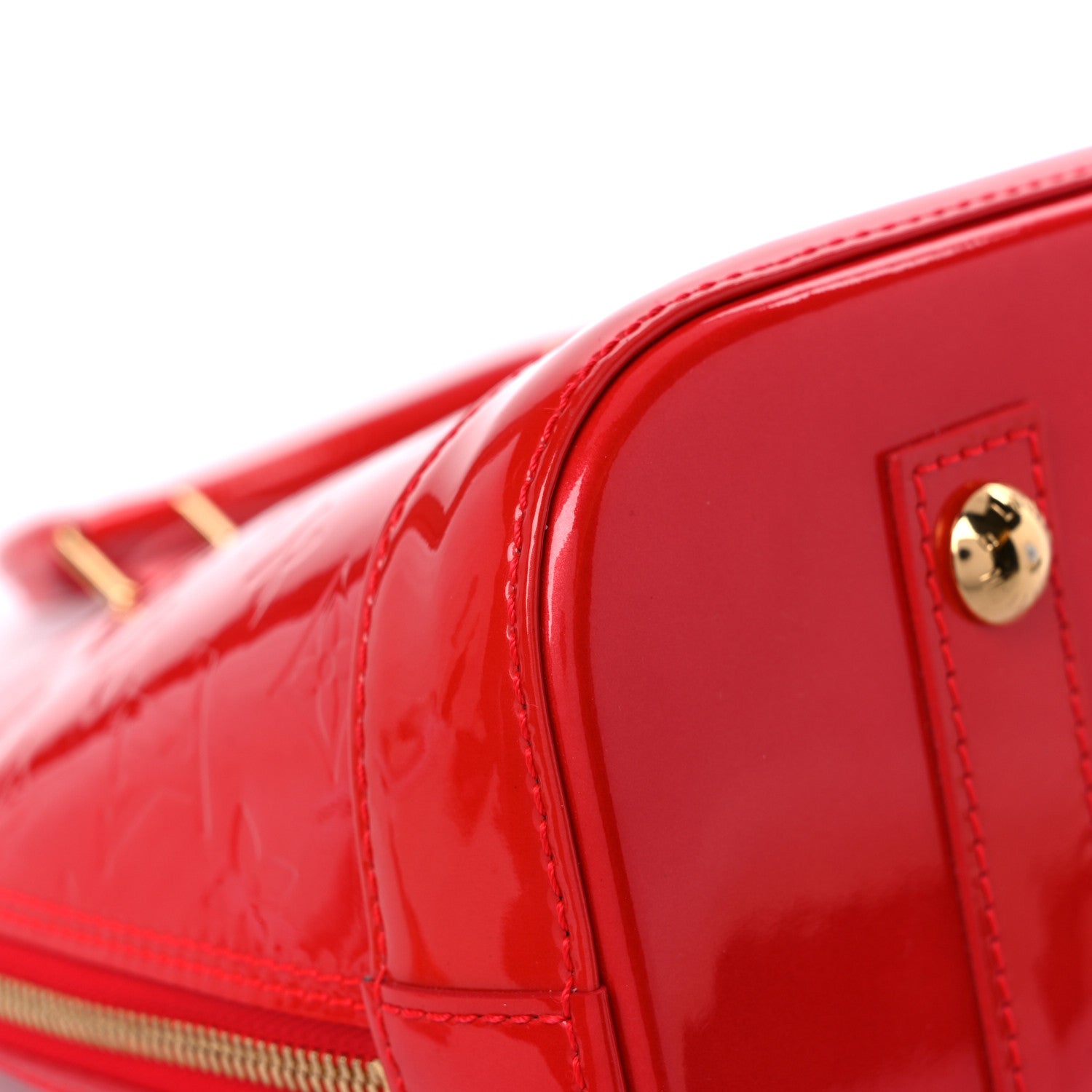 Louis Vuitton Vernis Alma PM Rouge Grenadine 9 of 12