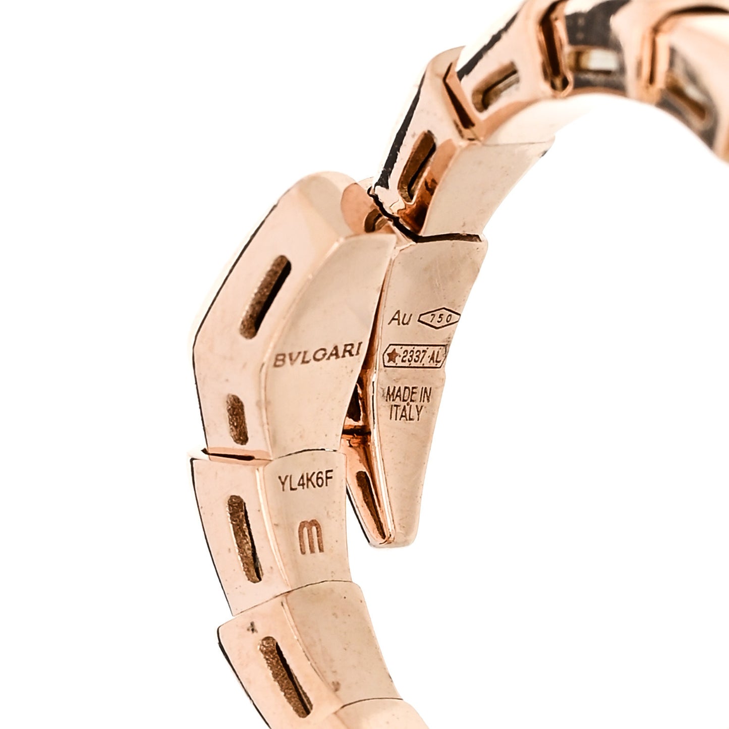 18K Rose Gold Serpenti Viper Ring M