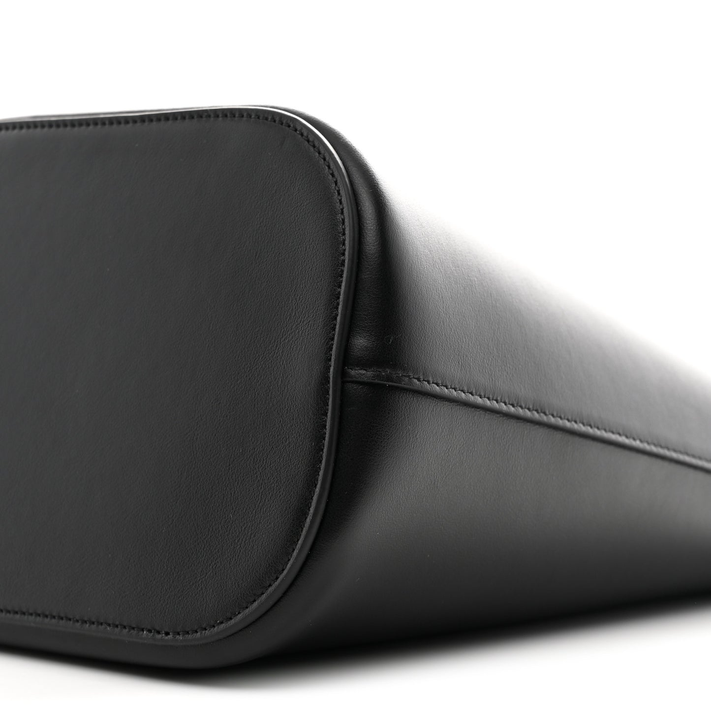 Smooth Calfskin Triomphe Small Louise Bag Black