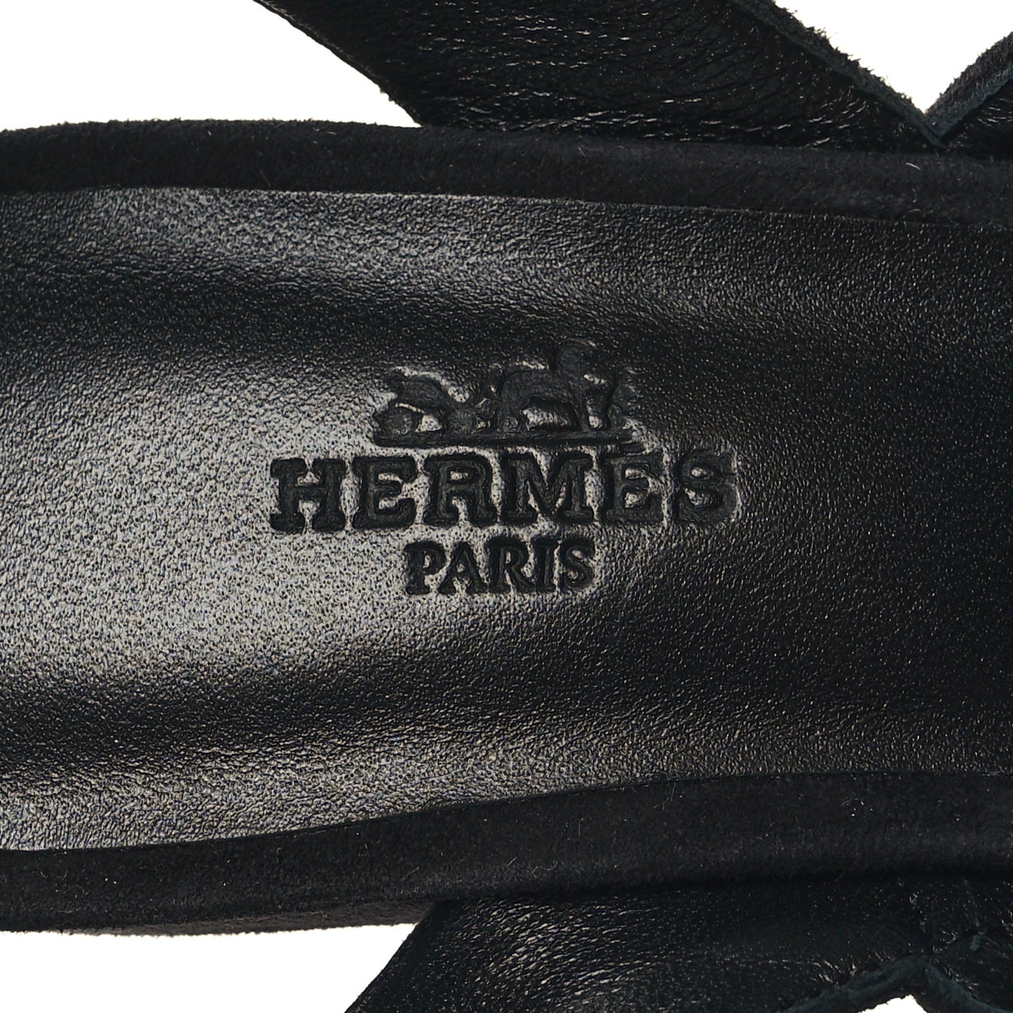 Suede Goatskin Polycarbonate Womens Flirt 60 Sandals 37 Black Ombre