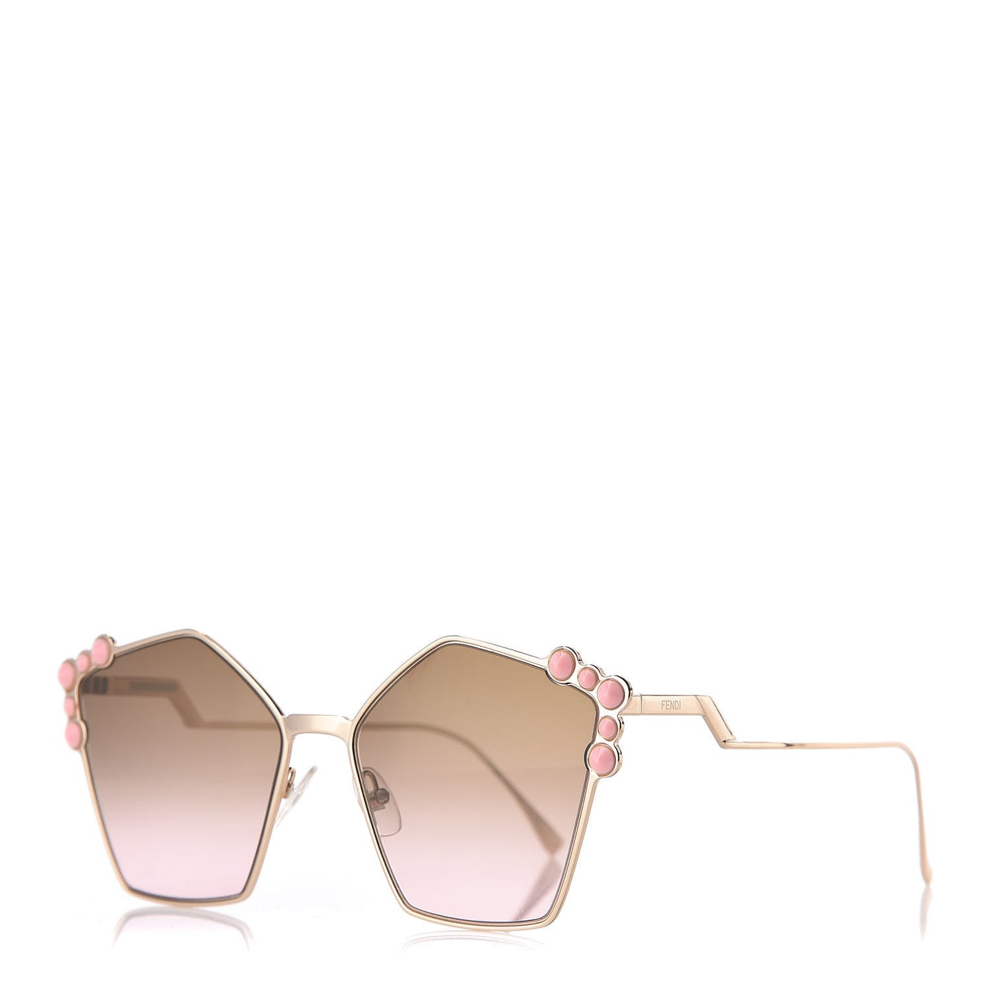 Geometric Dots Sunglasses FF 0261/S Rose Gold