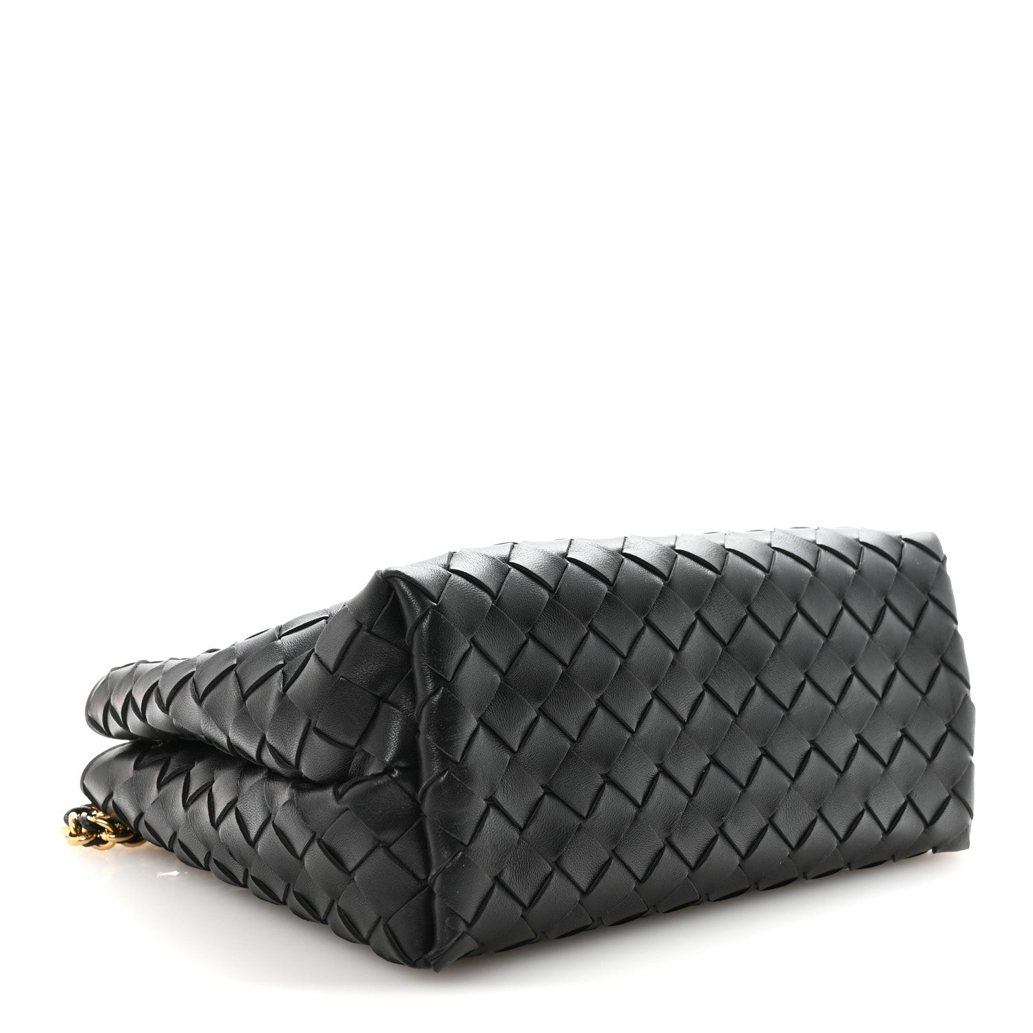 Bottega Veneta Nappa Intrecciato Small Andiamo With Chain Shoulder Bag Black 4 of 9
