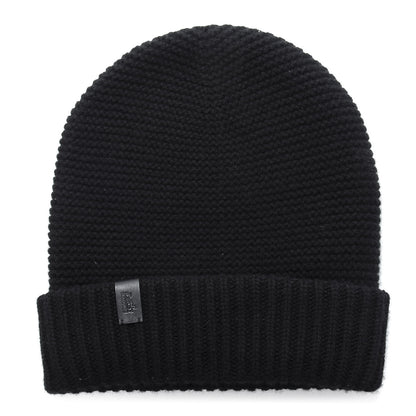 Hermes Cashmere Knit Boston Beanie Hat M Black 1 of 5