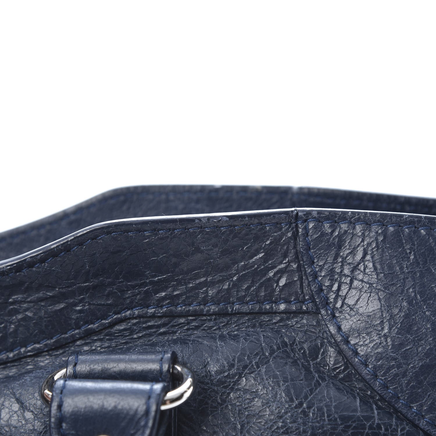 Balenciaga Agneau Classic Silver Hardware City Blue Obscur 12 of 13