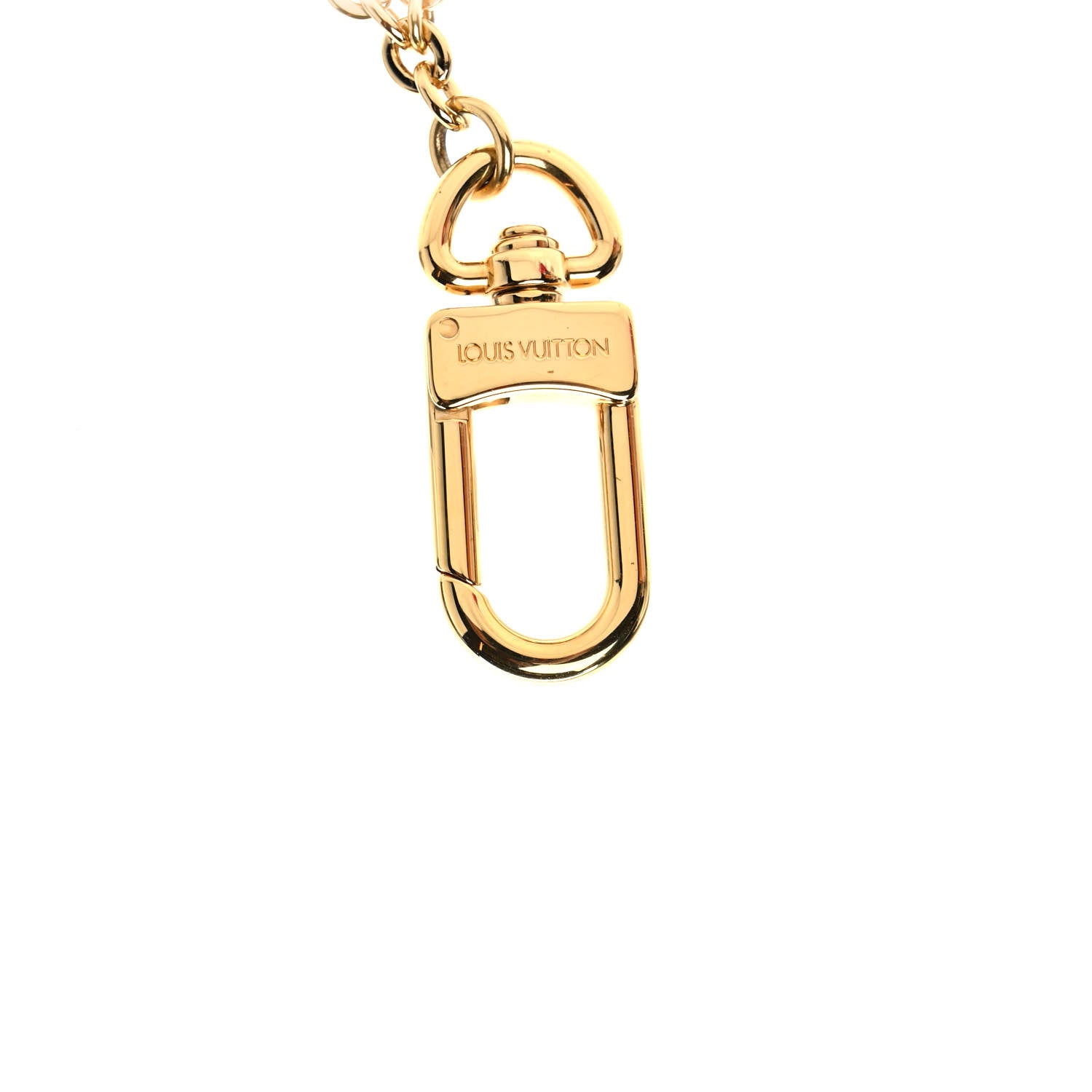 Louis Vuitton Monogram Spring Street Bag Charm Key Holder Gold 3 of 5