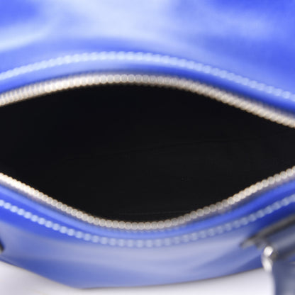 Givenchy Calfskin Mini Pandora Logo Strap Moroccan Blue 5 of 11
