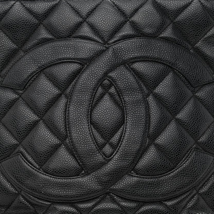 Chanel Caviar Quilted Medallion Tote Black 18 of 27