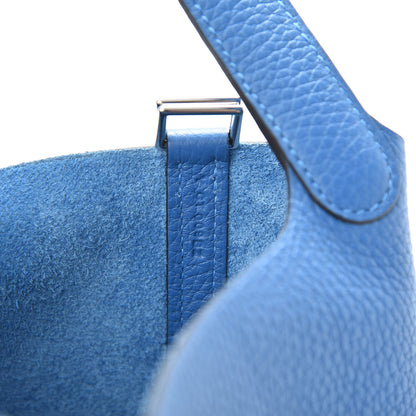 Hermes Taurillon Clemence Picotin Lock 18 PM Mykonos 6 of 10