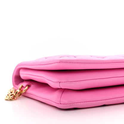 Louis Vuitton Lambskin Embossed Monogram Vuittamins Pochette Coussin Rose Violet 8 of 11