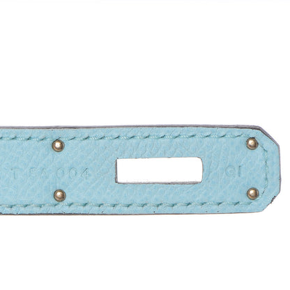 Hermes Epsom Birkin 30 Bleu Atoll 12 of 33