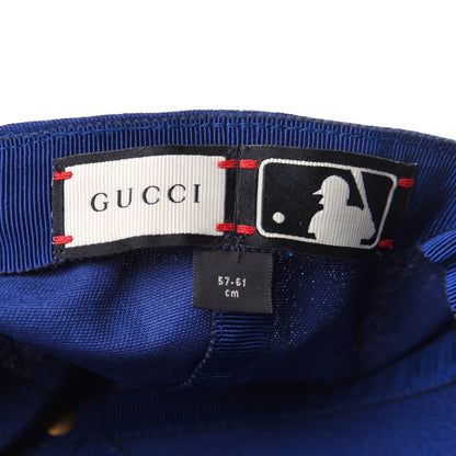 Gucci X MLB Cotton NY Yankees Baseball Hat 57-61 Blue 7 of 8