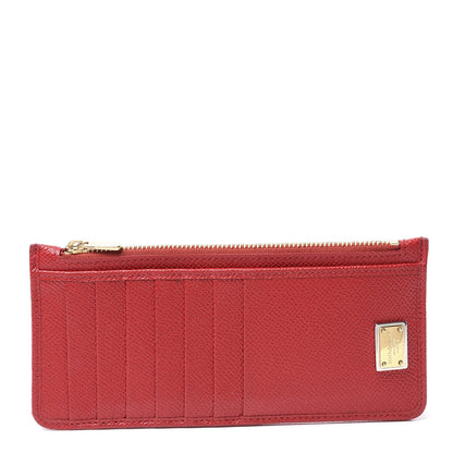 Dolce & Gabbana Dauphine Card Holder in Red 1 of 9