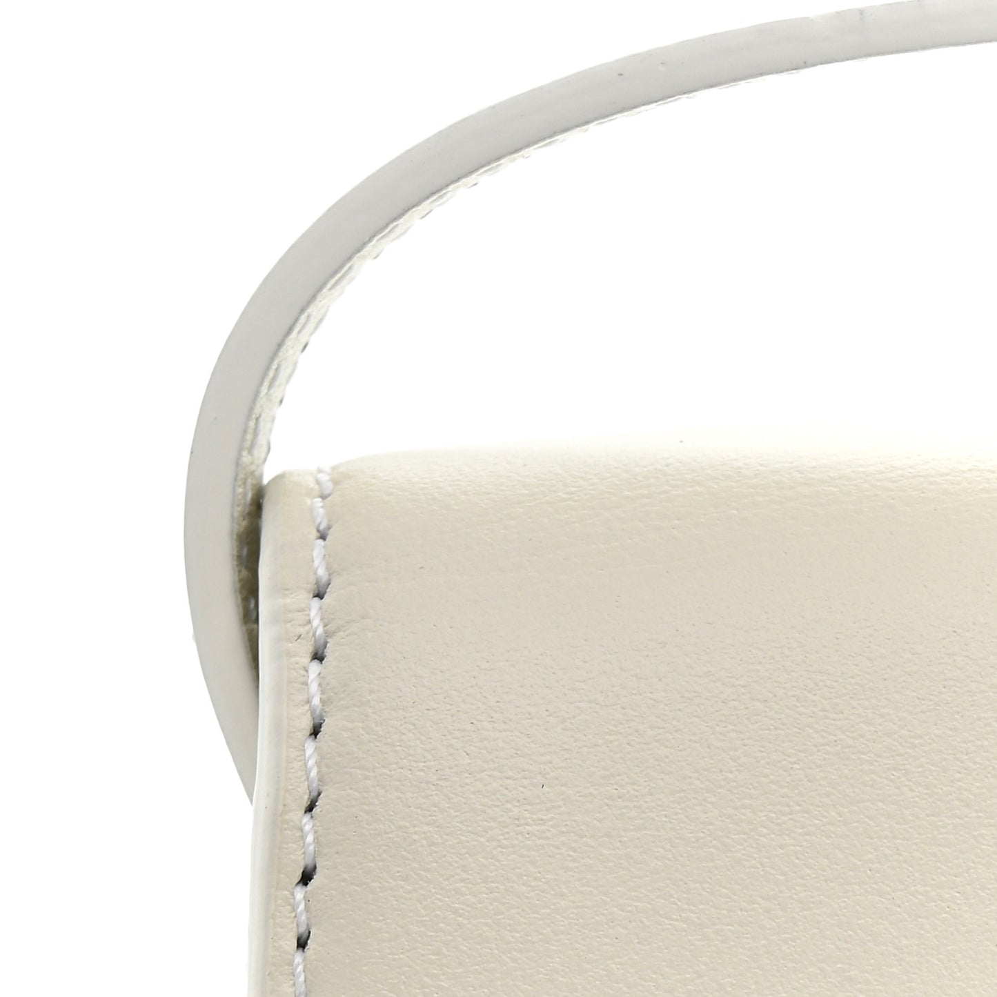 Smooth Calfskin Le Bambino Long White