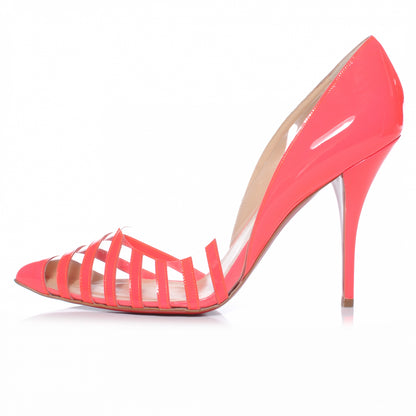 Christian Louboutin Patent Pivichic Rose 100 Pumps Heels 39.5 1 of 7