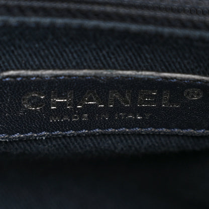 Chanel Canvas Large Deauville Backpack Denim Blue 6 of 15
