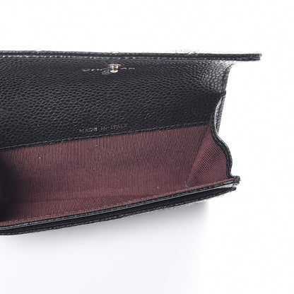 Chanel Caviar Quilted Flap Card Holder Black 5 of 9
