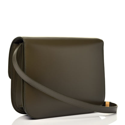 Celine Box Calfskin Classic Box Medium Flap Bag Army Green 5 of 21