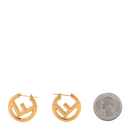 Fendi Metal F is Fendi Hoop Earrings Gold 2 of 5