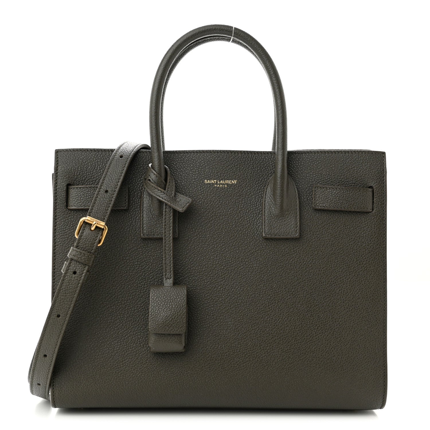 Saint Laurent Grained Calfskin Baby Sac De Jour Bronze 1 of 14