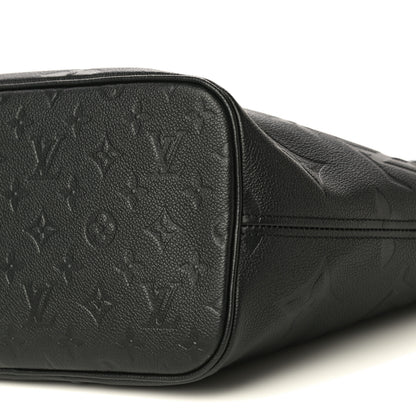Louis Vuitton Empreinte Monogram Giant Neverfull MM Black 9 of 9