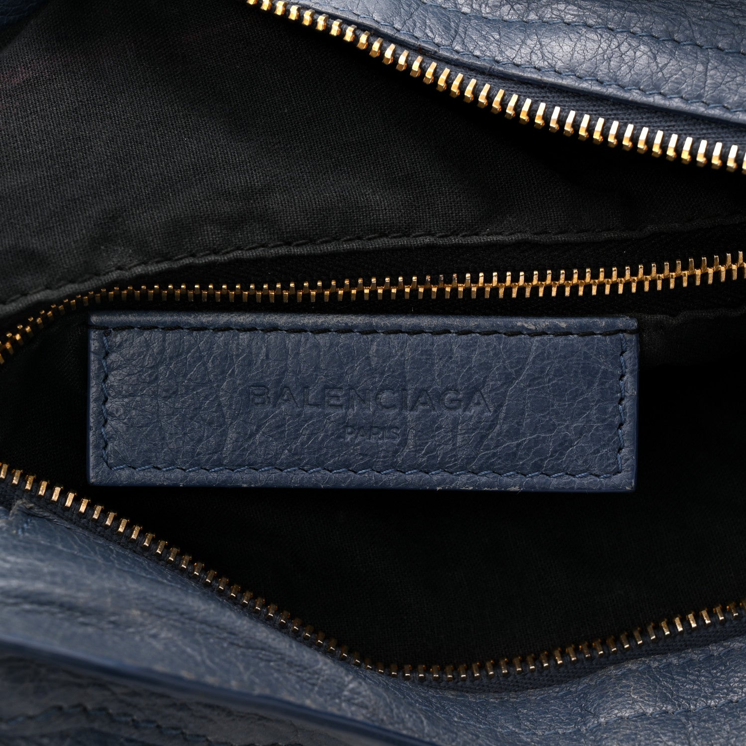 Balenciaga Agneau Giant 12 Gold Hardware Town Bleu Persan 7 of 13