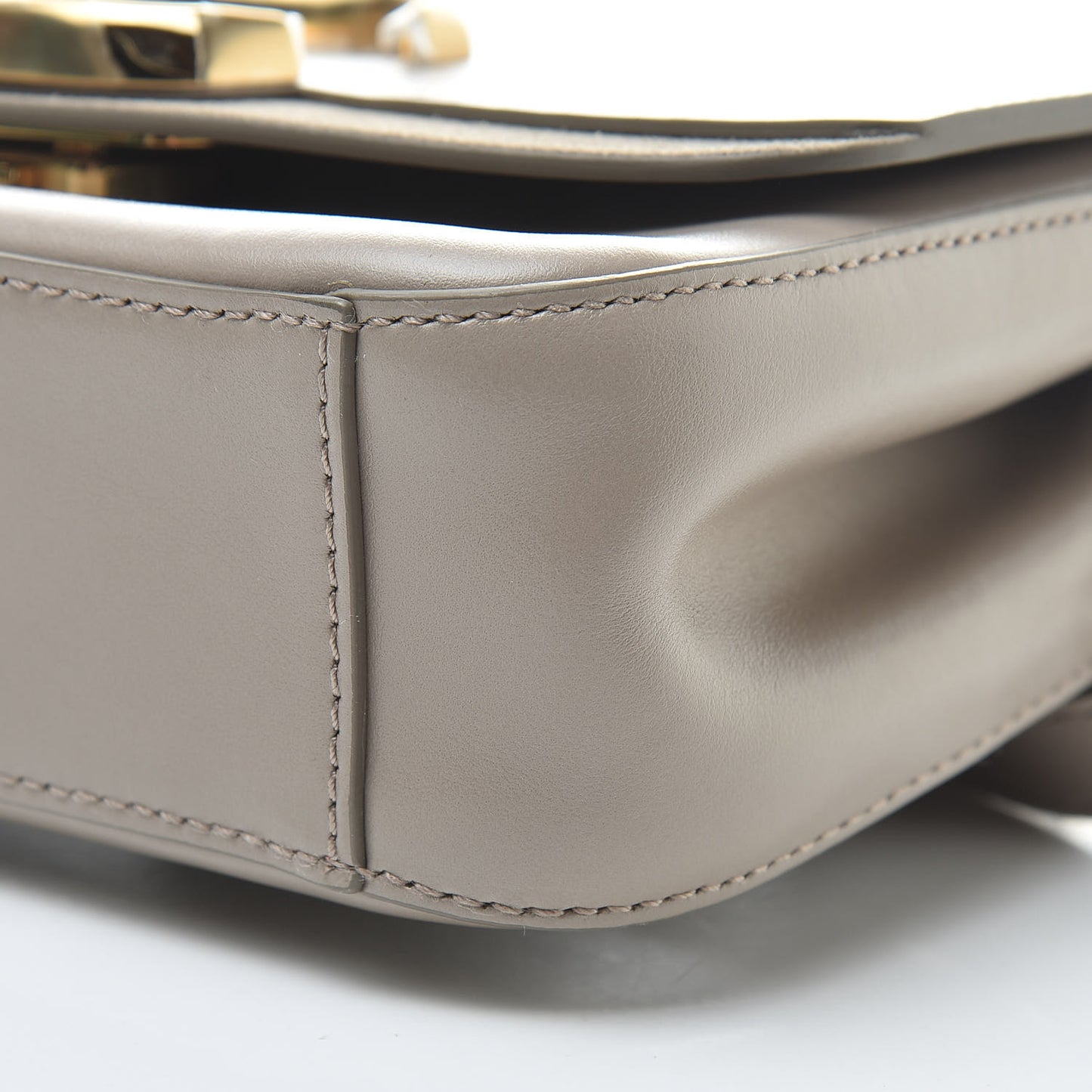 Calfskin Small C Double Carry Motty Grey