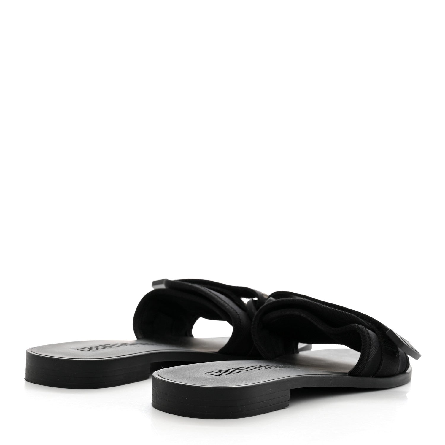 Christian Dior Technical Stretch Fabric Camouflage Dio(r)evolution Slide Sandals 40 Black Military 4 of 9