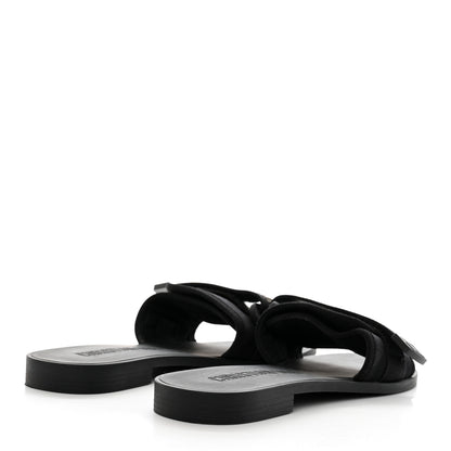 Christian Dior Technical Stretch Fabric Camouflage Dio(r)evolution Slide Sandals 40 Black Military 4 of 9