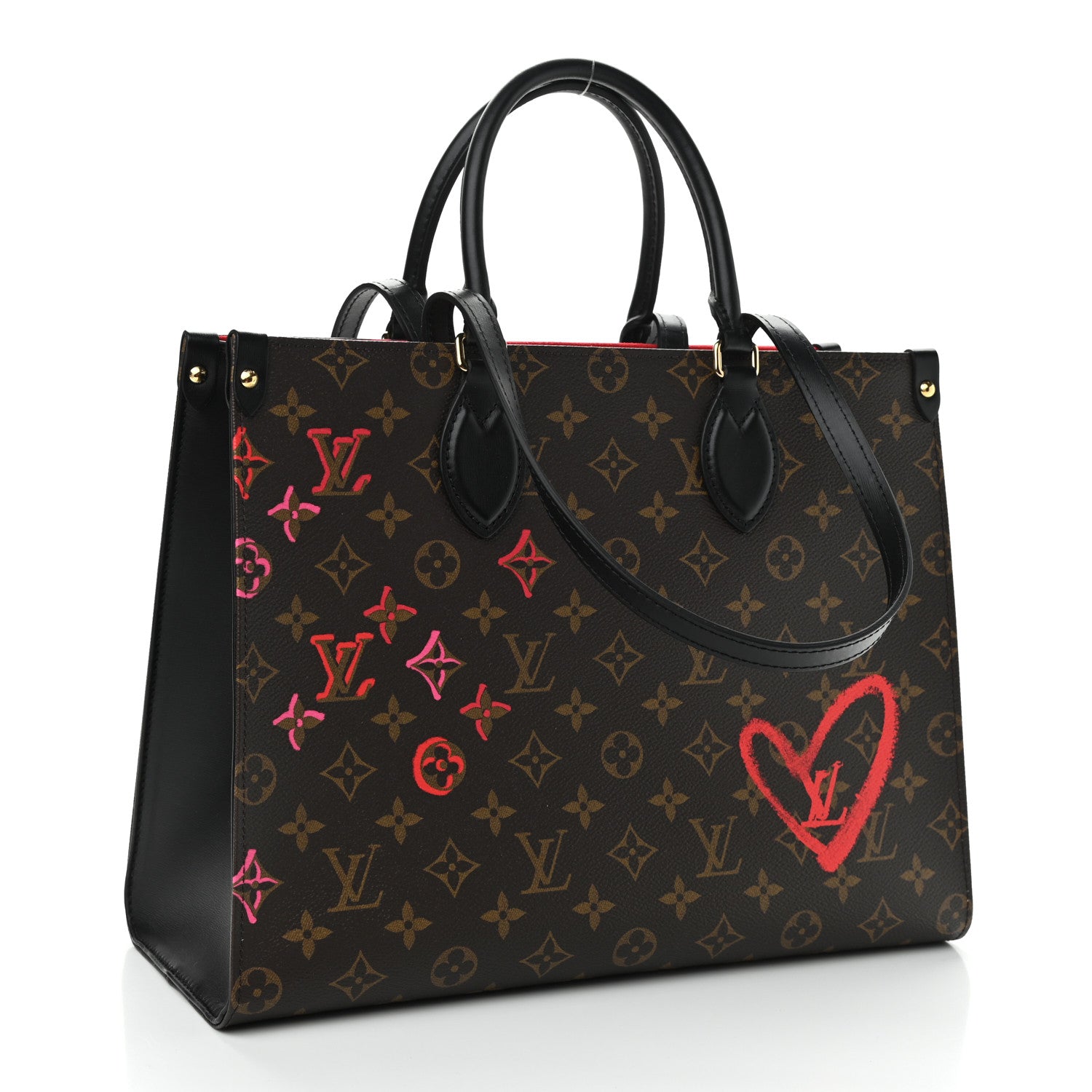 Louis Vuitton Monogram Fall In Love Onthego MM 3 of 9