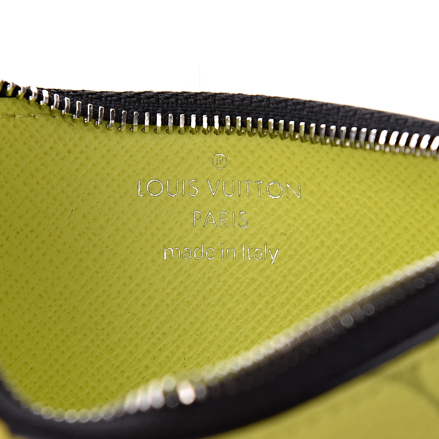 Louis Vuitton Monogram Taiga Coin Card Holder Yellow 6 of 7