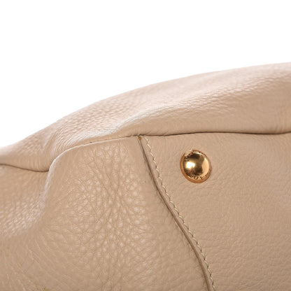 Prada Vitello Daino Side Pocket Hobo Sabbia 8 of 13