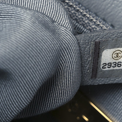 Chanel Goatskin Quilted Maxi Chanel 19 Flap Grey 7 of 10