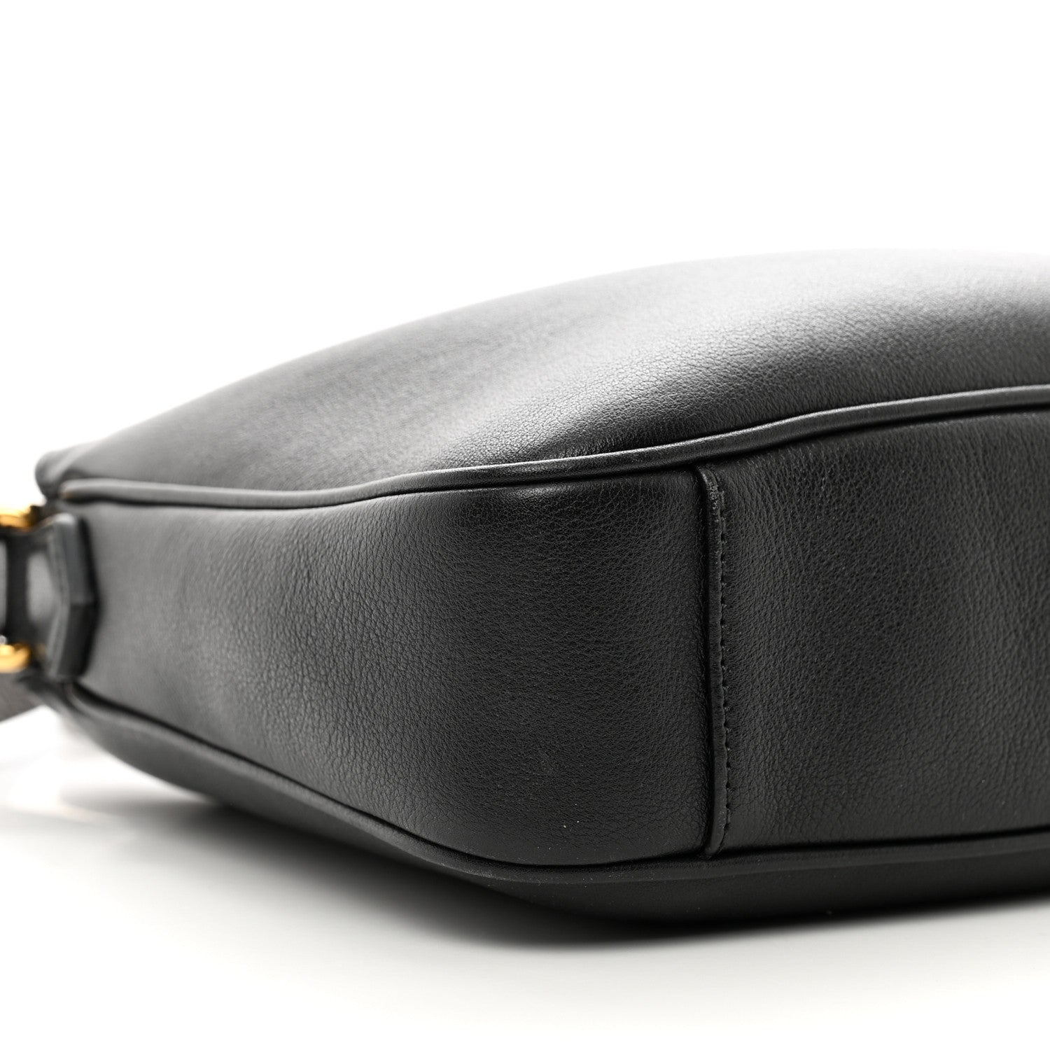 Gucci Softy Wonka Textured Dollar Calfskin Small Diana Bamboo Shoulder Bag Black 7 of 9