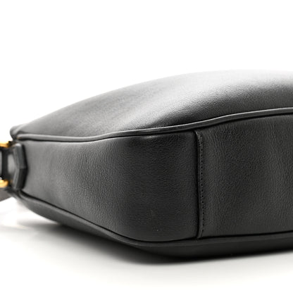 Gucci Softy Wonka Textured Dollar Calfskin Small Diana Bamboo Shoulder Bag Black 7 of 9