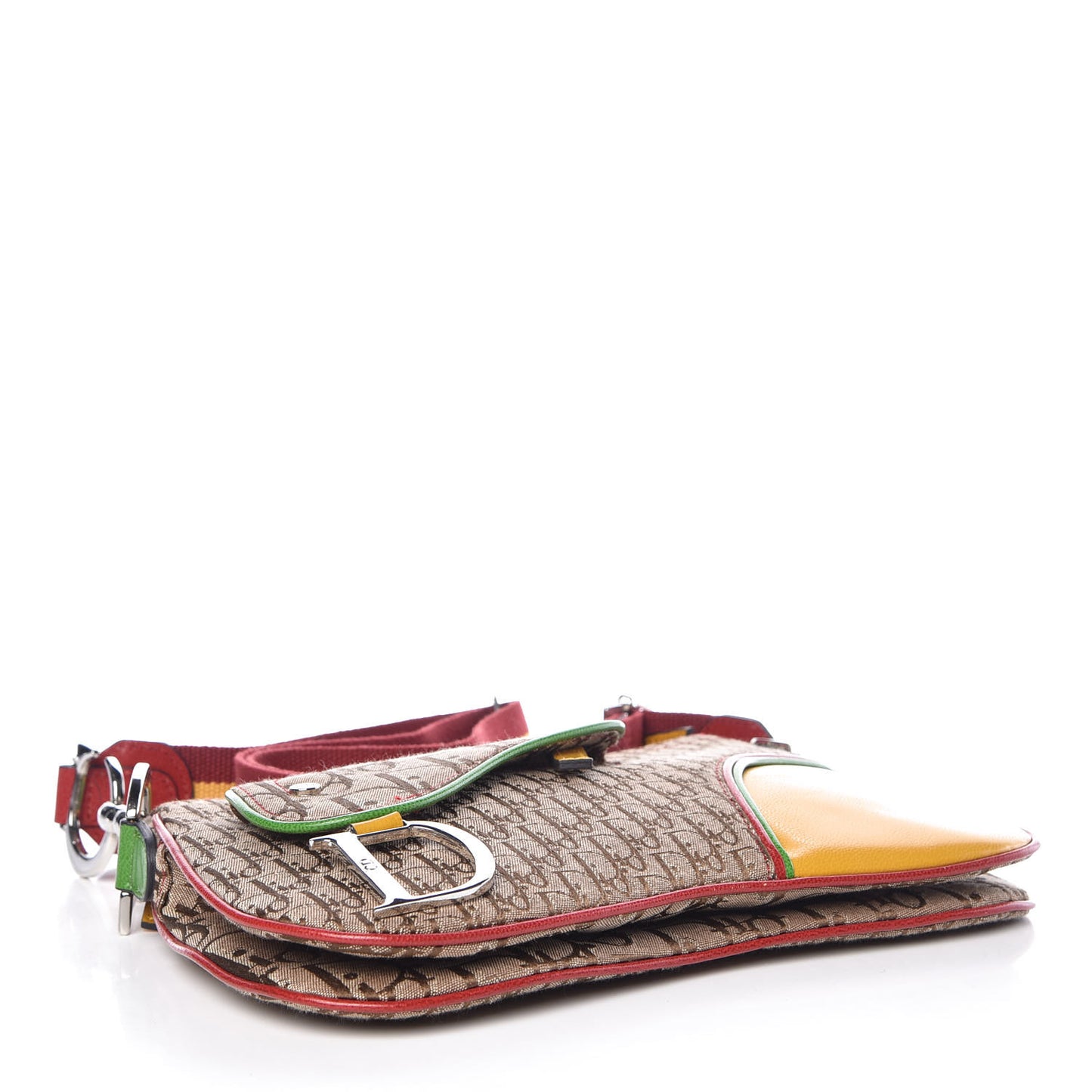 Monogram Rasta Double Saddle Beige