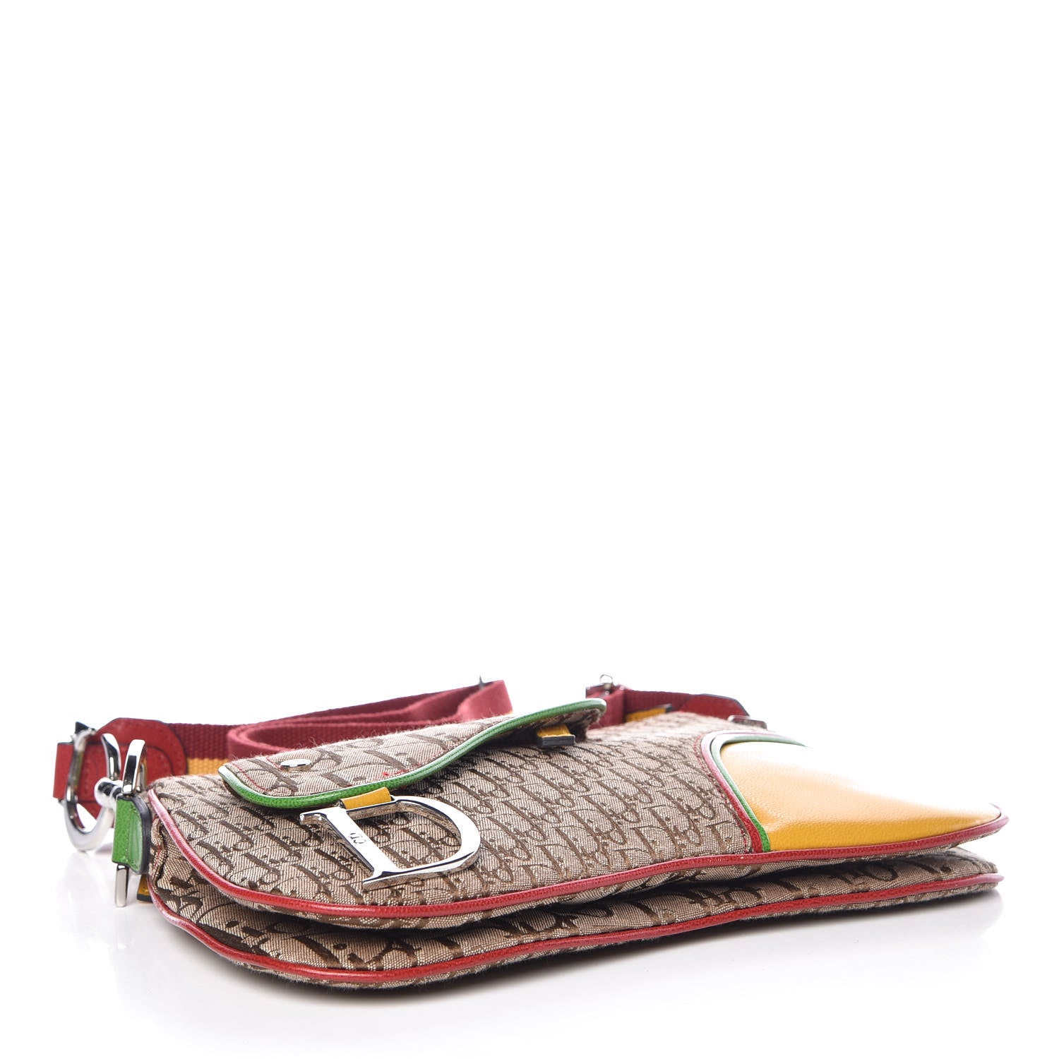 Christian Dior Monogram Rasta Double Saddle Beige 4 of 9