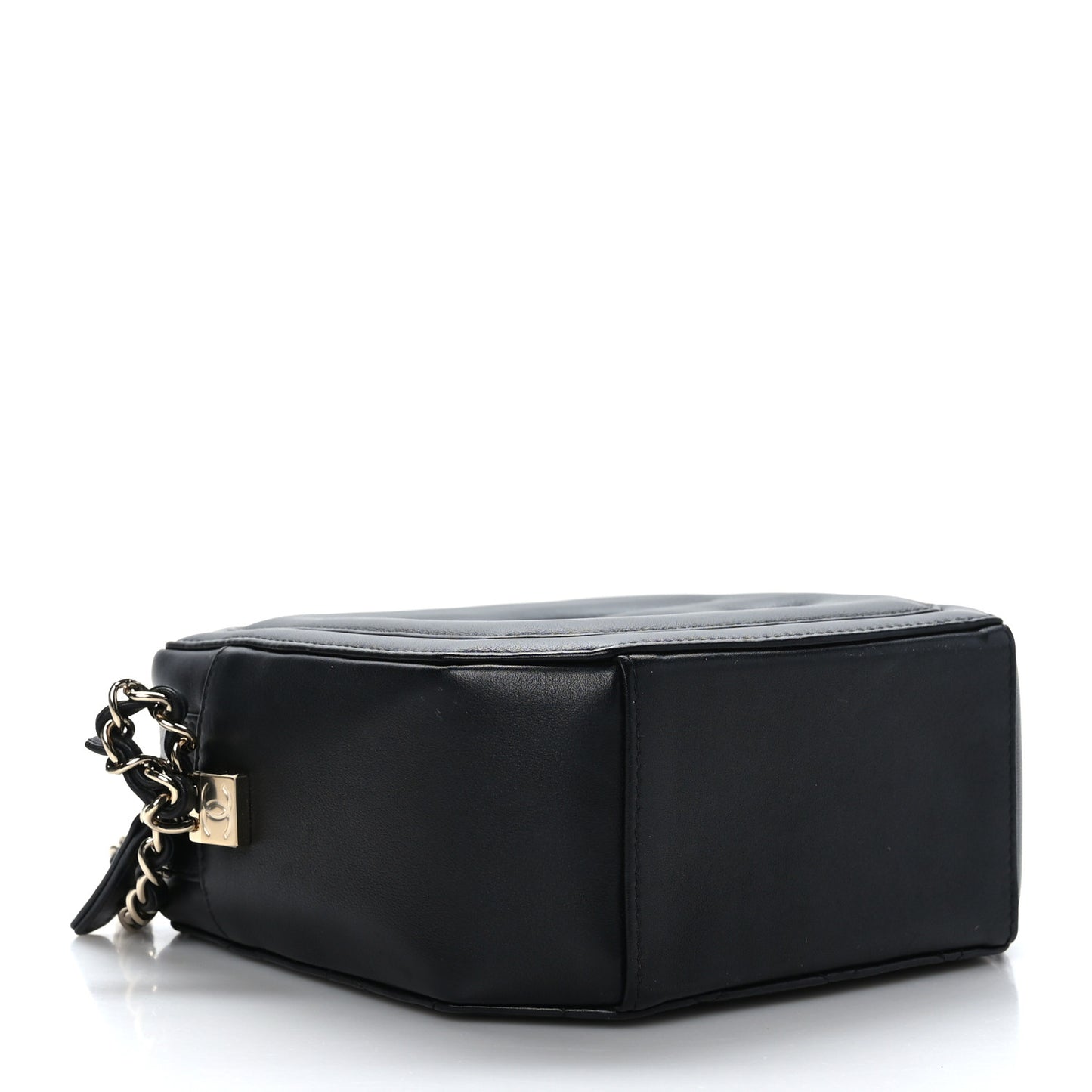 Lambskin CC Octagon Camera Case Black