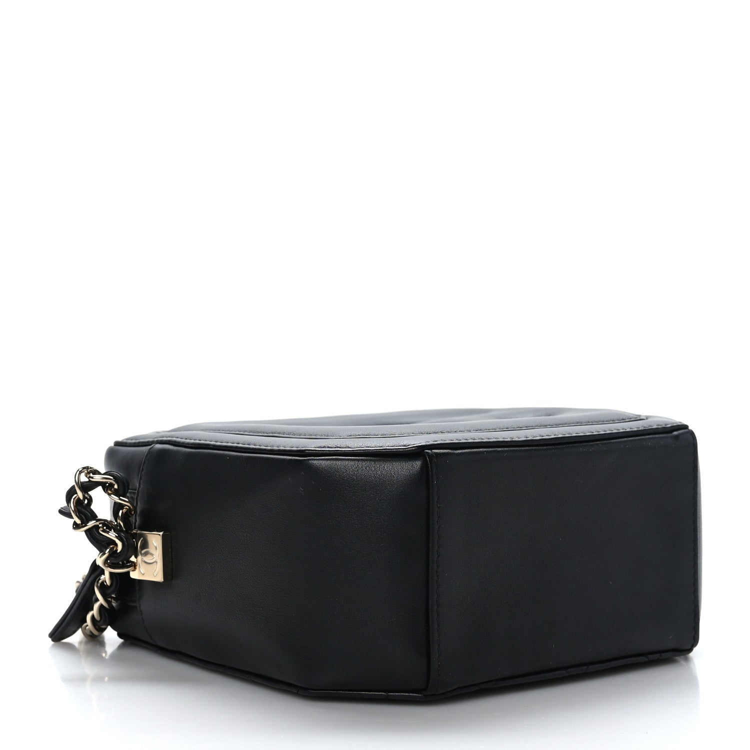 Chanel Lambskin CC Octagon Camera Case Black 4 of 9