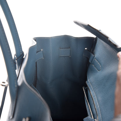 Hermes Togo Birkin 35 Blue Jean 33 of 37