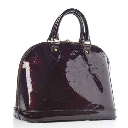 Louis Vuitton Vernis Alma PM Amarante 3 of 20