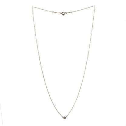 Tiffany 18K Yellow Gold Diamond .09ct Elsa Peretti Diamonds by the Yard Pendant Necklace 3 of 7