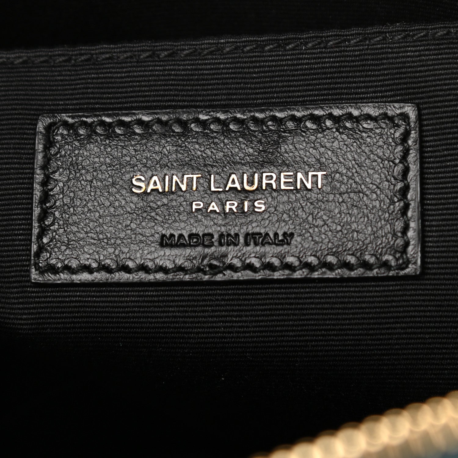 Saint Laurent Calfskin Matelasse Monogram Lou Camera Bag Sea Turquoise 6 of 9
