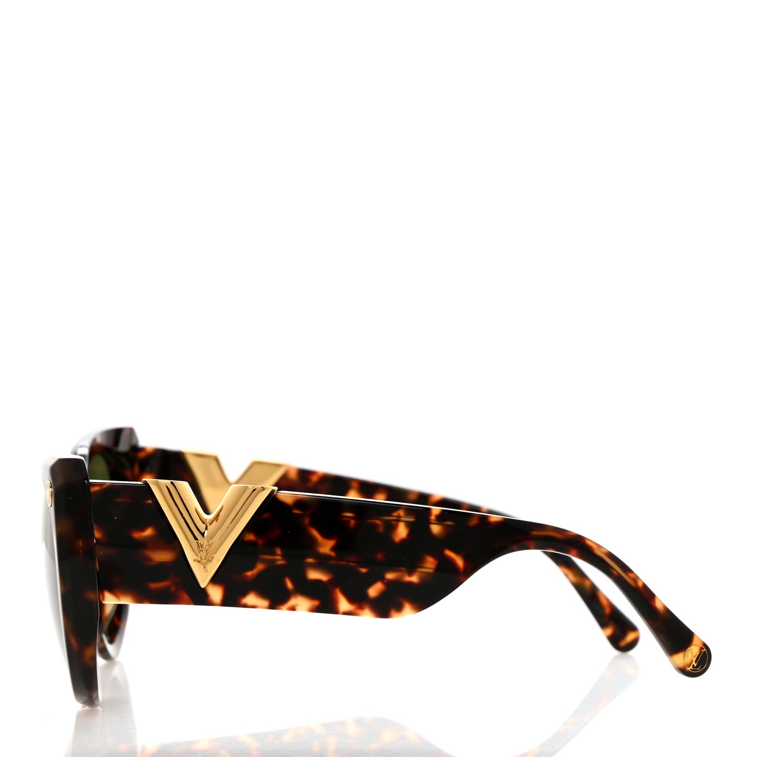 Louis Vuitton Acetate My Fair Lady Sunglasses Z0904E Tortoise 3 of 8