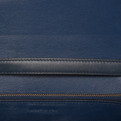 Celine Box Calfskin Medium Classic Box Flap Bag Blue 10 of 10