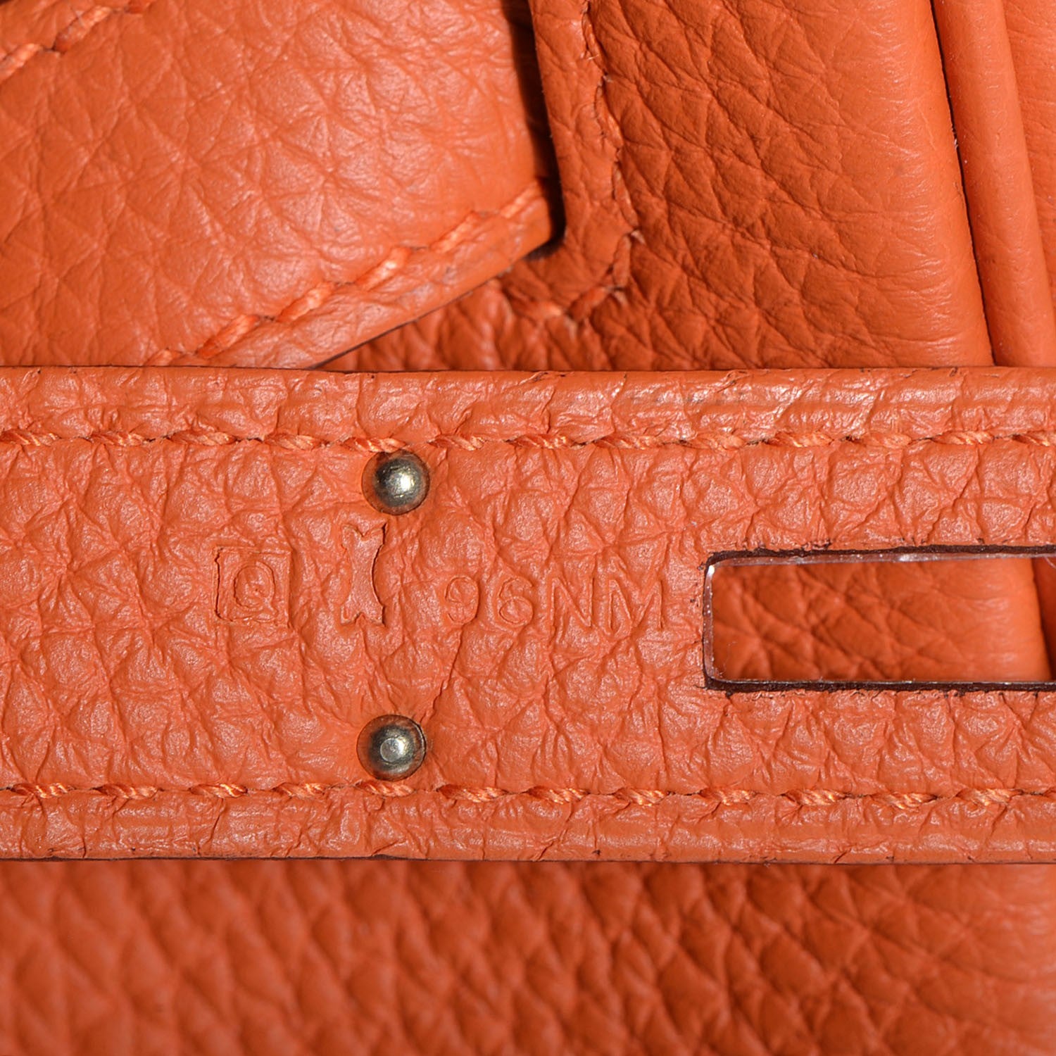 Hermes Togo Birkin 35 Orange 7 of 22